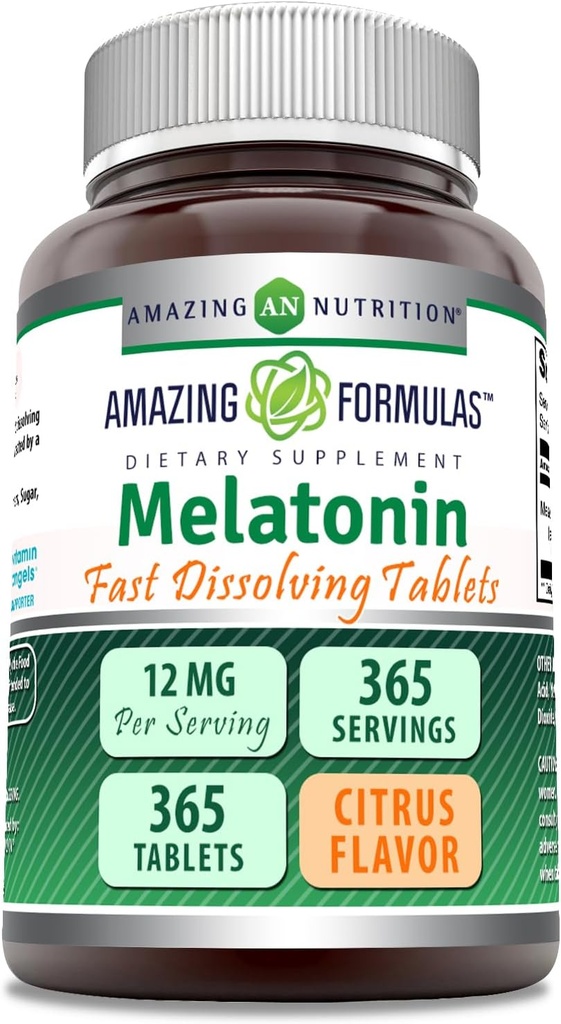 Verbazingwekkende Formules Melatonine Fast Dissolving Supplement 