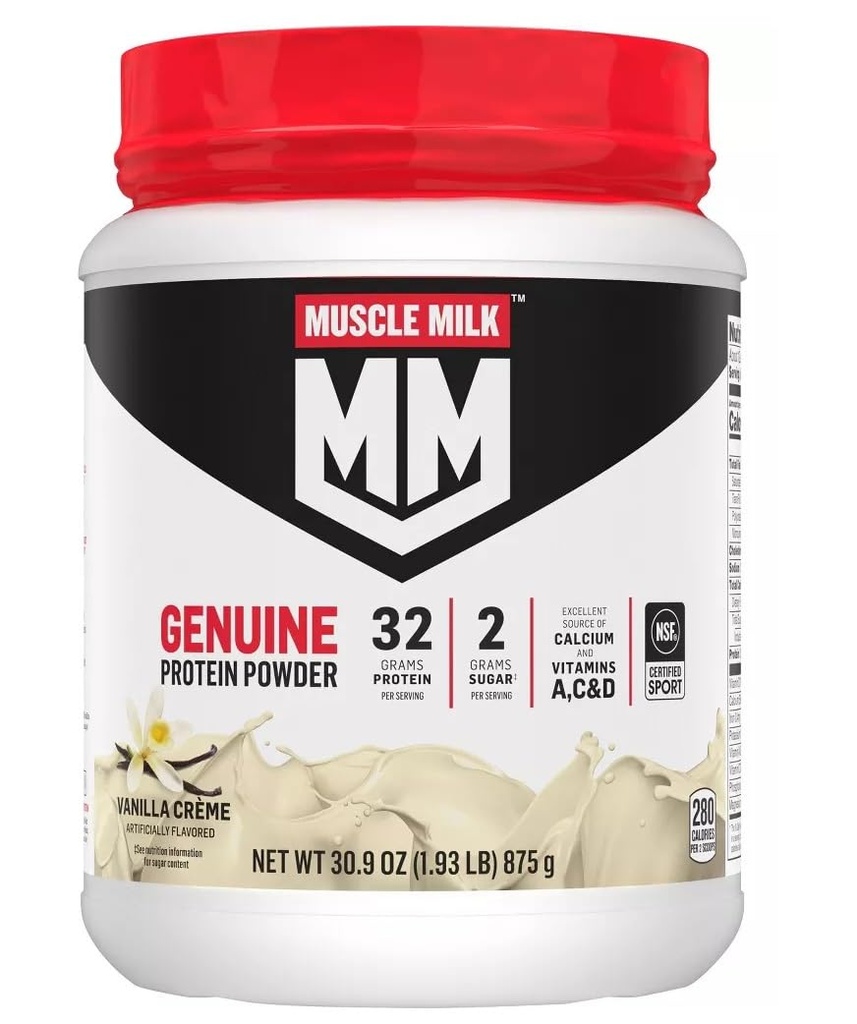 Muscle Milk Lean Muscle Vanilla Creme Protein Powder, 1,93 Pound (Pack of 1)