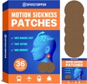 Bewegingsziekte Patches (36 graaf), Zeeziekte Patch, Bewegingsziekte Patches voor Cruise, Treinen, Bussen, en vliegtuigen, Bewegingsziekte Patch voor Vertigo Relief & Motion Ziekte Relief