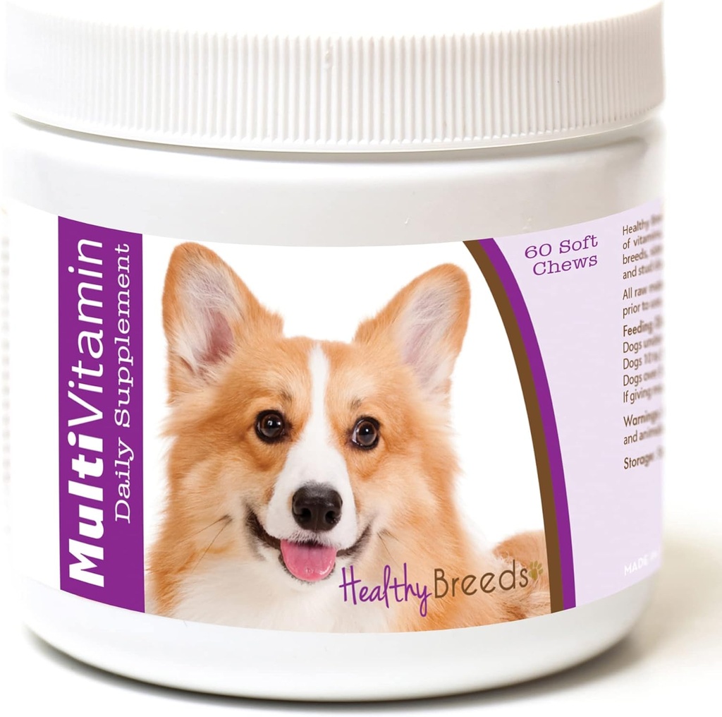 Healthy Breeds Pembroke Welsh Corgi Multi-Vitamin Soft Chews 60 Count