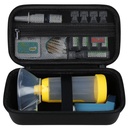 Elonbo Carrying Case for Astma Inhaler, Inhaler Spacer for Kids and Adults, Maskers, Inhaler Holder Astma Travel Organise Bag, Pocket Past Allergy Meds, Ventolin Inhaler, Black (Alleen zaak)