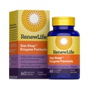 Renew Life Adult Plant Based Enzyme Supplement - Gas Stop Enzyme Formula, Dariy Free - 60 Vegetarian Capsules