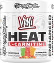 Chaleur Poudre L-Carnitine Thermogénique améliorée de 1500 mg L-Carnitine Formule d'absorption maximale de 30 portions (30 portions, ours gommy)