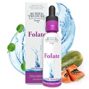 Treasure enseveli gouttes de folate - Méthylated B-9 (Calcium L-5 méthyltétrahydrofolate), soutient la production d'énergie, la santé cardiaque et la grossesse, supplément 5-MTHF Vegan Safe, 120 portions