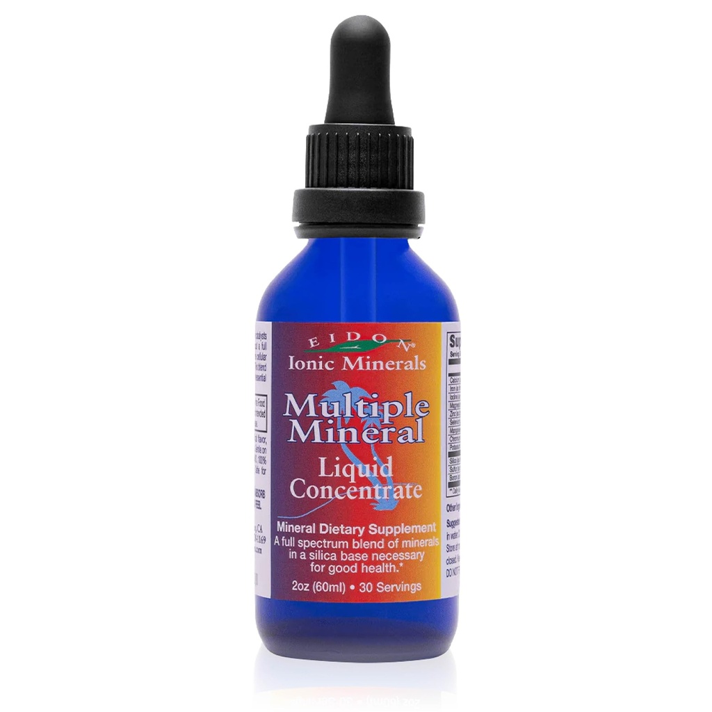 Eidon Multiple Minerals Supplement - Ionic Trace Mineral Drops for Water, Natural Liquid Vitamins to Support Heart Health and Hydration, Bio available, No Additives or Conservatives - 2 oz