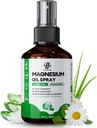 Vaporisateur d'huile de magnésium - Vaporisateur de magnésium pour pieds et corps, crampes de jambes, soutien articulaire pour la santé et le sommeil, peau nouroise - huile pure, topique et naturelle des minéraux anciens, 4oz