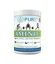 PURE Amino+ Drinkmix, Fruit Splash, 9 essentiële aminozuren, L-Arginine, L-Citrulline, 501g, 30 porties, Premium Wellness Supplement