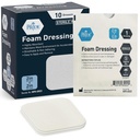 MED PRIDE Steriele Foam Dressings voor Wonden, Zachte Absorberende Non-Adhesive Waterproof Medical Foam Padding voor Ulcers, Verwondingen (2x2 Inch (Pack van 10))