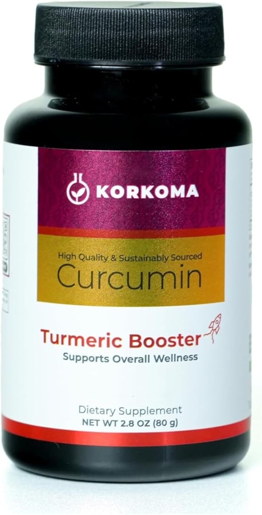 Kurkuma Booster - Biologische Kurkuma Superfood met Curcumine Extract, Ondersteunt Immune System, Nurtures Gezonde huid en algemene welzijn