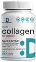 Multi Collageen Pillen met vitamine C, E & Biotin, 300 Capsules 