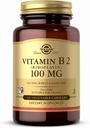 Solgar Vitamine B2 (Riboflavine) 100mg - 100 plantaardige capsules - Non-GMO, Vegan, Glutenvrij, Zuivelvrij, Kosher - 100 porties