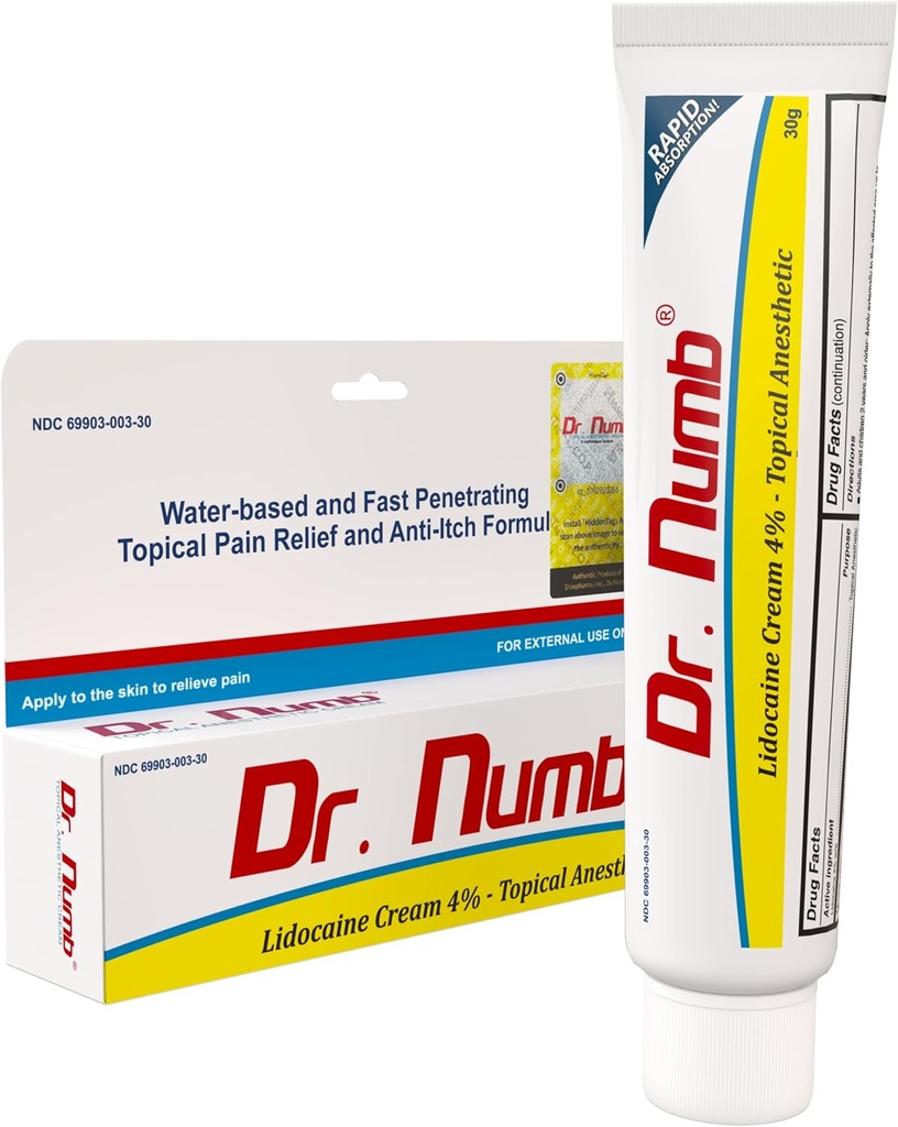 Dr. Numb 4% Lidocaine Cream 