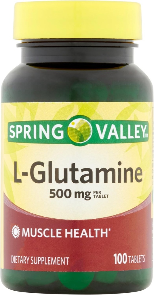 Spring Valley - L-Glutamine 500 mg, 100 tabletten