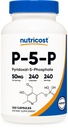 Nutricost P5P Vitamine B6 Supplément 50mg, 240 Capsules (Pyridoxal-5-Phosphate) - Végétarien amical, non-OGM, sans gluten