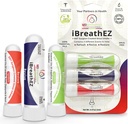 iBreathEZ Nasal Sinus Inhaler Kit samengesteld door ENT Chirurgen met essentiële oliën voor energie, stress, ontmoediging en koude of Allergie Relief (3 Pack)