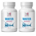Supplément bilan d'eau - WATER AWAY - supplément de soutien, Solution d'eau, Mélange diurétique naturel, Bilan d'eau à base de plantes, Supplément de soutien diurétique, Support naturel, Bilan d'eau 2 Bot 120 Caps