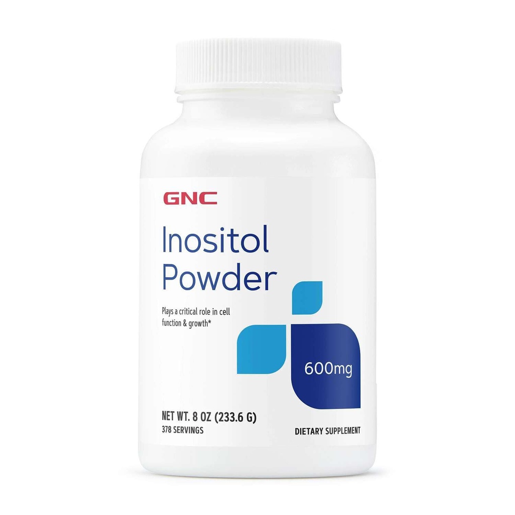 GNC Inositol Powder 600mg, speelt een kritieke rol in celfunctie en -groei, 378 porties