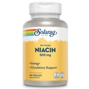 SOLARAY No Flush Niacin 500mg, Flush-Free Vitamine B3 Niacin, Energie en Circulatory System Support, Vegan, Lab geverifieerd, 60-dagen geld-terug garantie, 100 porties, 100 VegCaps