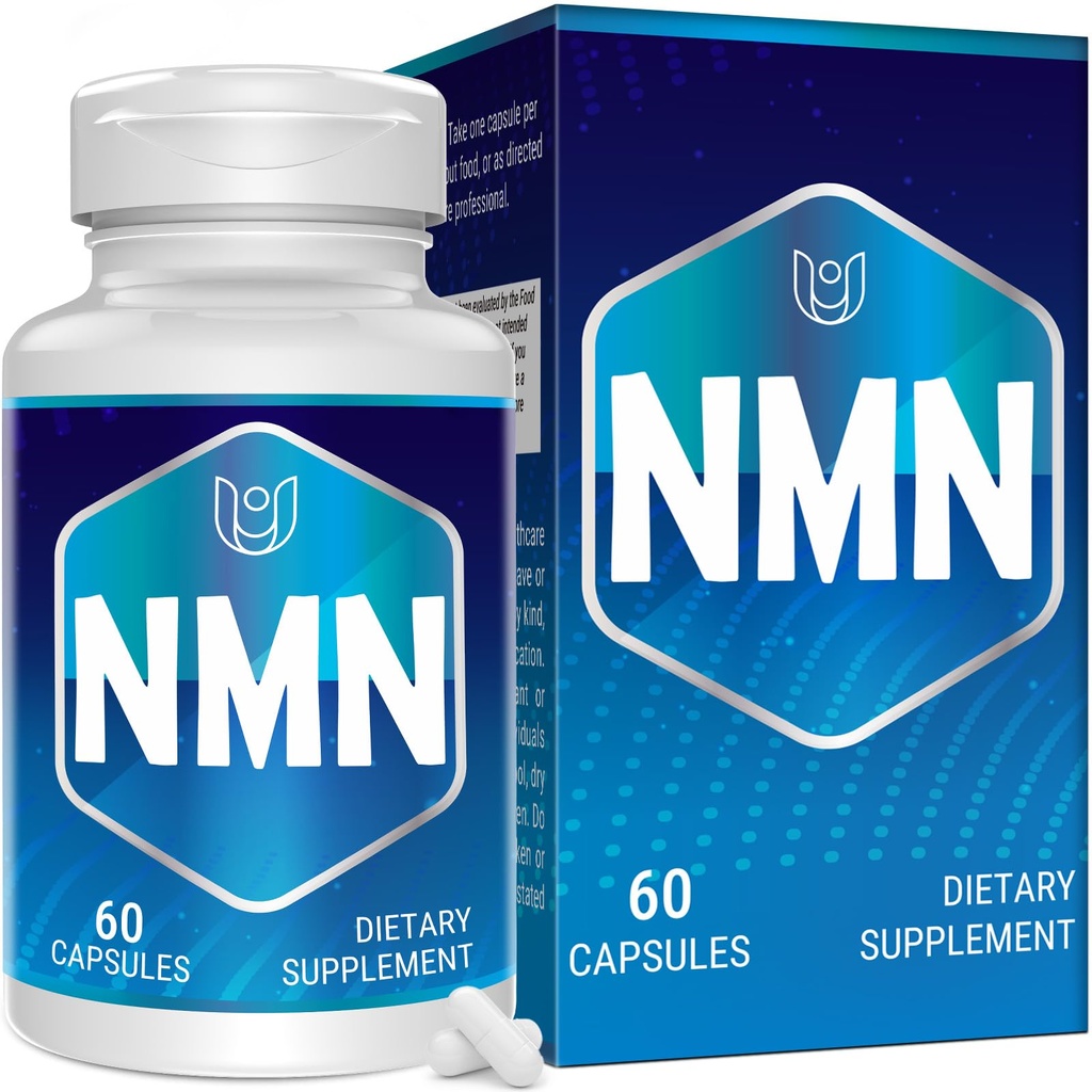 NMNH (Dihydronicotinamide Mononucleotide), NAD supplement op Boost NAD+ niveaus als we ouder zijn (kan effectiever zijn dan Nicotinamide Riboside), NMNH supplement - 60 capsules (60 porties)