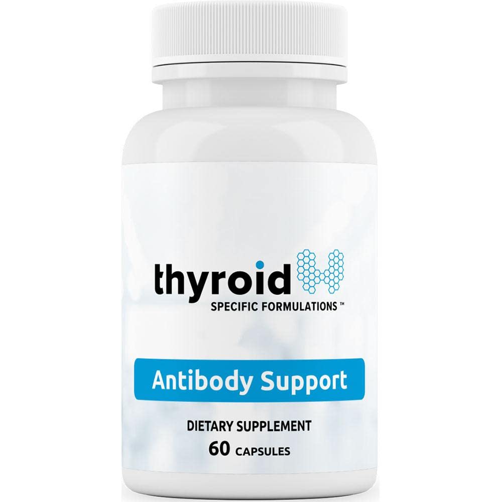 Support Anticorps - Support Anticorps Thyroïde Combine Nigella Graine de Cumin Noir, Sélénium et Inositol pour aider les Anticorps Inférieurs et les Cellules Thyroïdes
