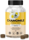 Verbazingwekkend Botanicals Biologische kamille Extract tabletten - Matricaria Chamomilla Plant-Based Supplement - 10x Extract 2000 MG Elke - Promoot ontspanning - 30 tabletten