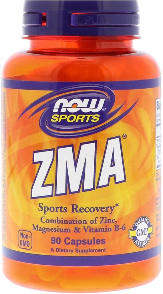 Nu Foods ZMA Capsules, 800 mg, 90 capsules