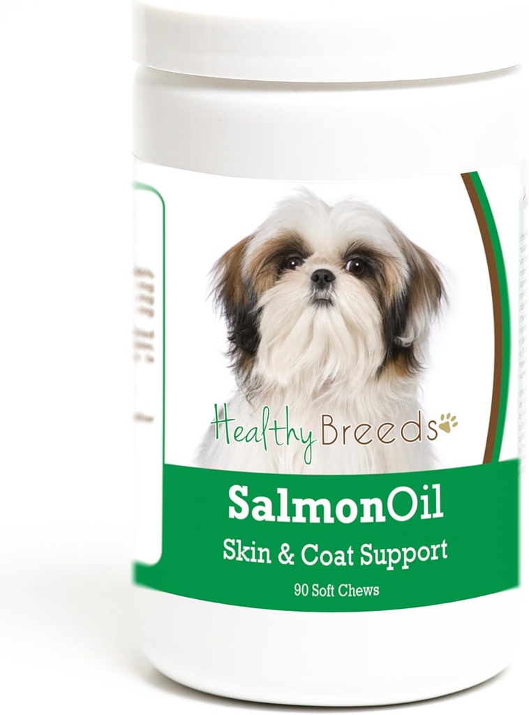 Gezond ras Shih Tzu Zalm Olie Zachte Kauwen 90 Tellen