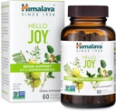 Himalaya Hallo Joy Herbal Supplement, met Ashwagandha, Amla, Bacopa, Heilige Basil/Tulsi, Positieve Outlook, Ondersteunt Motivatie, Stress Relief, Balanced Cortisol, Non-GMO, Veganist, 60 Capsules