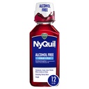 Vicks NyQuil, Alcoholvrij, Hoest, Koude & Flu Relief, Sore Throat, Koorts & Congestie Relief, Berry, 12 Fl Oz