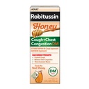 Robitussin Honey DM Max Cough Plus Borstcongestie, Volwassen Formule - 8 Fl Oz.