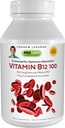 ANDREW LESSMAN Vitamine B12 100 180 Capsules - Absorptie-beschermd Methylcobalamine (Natural Coenzyme Vitamin B12), essentieel voor energie- en stressondersteuning, Plus B-complex, gemakkelijk doorslikken Capsules