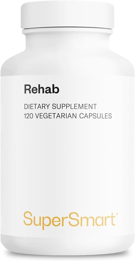 Supersmart - Rehab (Advanced Formula) - met Kudzu, Silymarin, Ginger Root, Benfotiamine - All-in-1 Supplement 