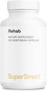 Supersmart - Rehab (Advanced Formula) - met Kudzu, Silymarin, Ginger Root, Benfotiamine - All-in-1 Supplement 