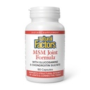 Natuurlijke factoren, gezamenlijke MSM-formule, Ondersteunt gezonde Joint, Spier en Cartilage met Glucosamine en Chondroitin Sulfate, 90 capsules (90 porties)