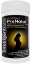 Intelligente labs Vrouwen prenatale multivitamine, 25 essentiële zwangerschap vitamines en mineralen, met 5-MTHF geactiveerde folaat, actieve B12 en B6, gemakkelijk te nemen, 2 maanden levering