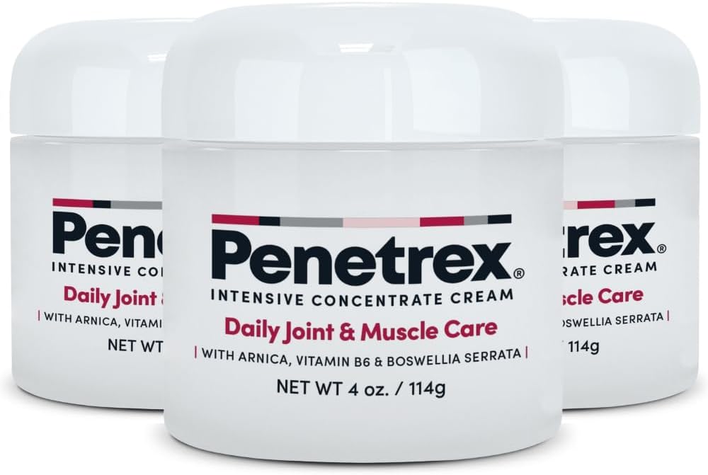Penetrex gewrichts- en spiertherapie - verzachtende comfort voor rug, nek, handen, voeten - Premium hele lichaam Rub met Arnica, vitamine B6 MSM & Boswellia - 4oz crème (3 verpakkingen)