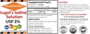 A2Z Iodine biologique de Lugol et Iodide de potassium 2% Solution 3000 mcg - Des gouttes de supplément liquide pour le soutien de la thyroïde pour les femmes et les hommes, Métabolisme Santé, Detox Boost -16 Fl Oz/USA/Ships Aujourd'hui! (1)