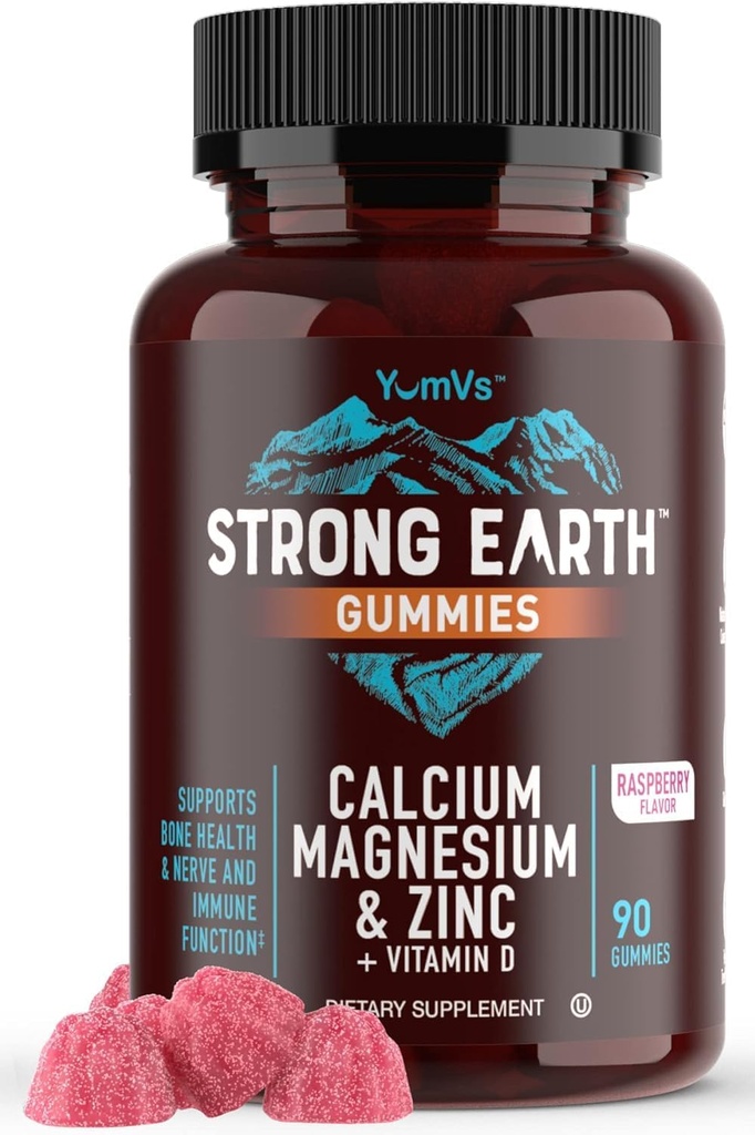 Calcium Magnesium Zink Gummies met Vitamine D3 