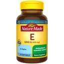 Nature Made Vitamin E 450 mg (1000 IE) dl-Alpha Softgels, 60 Count for Antioxidant Support (Packaging May Vary)