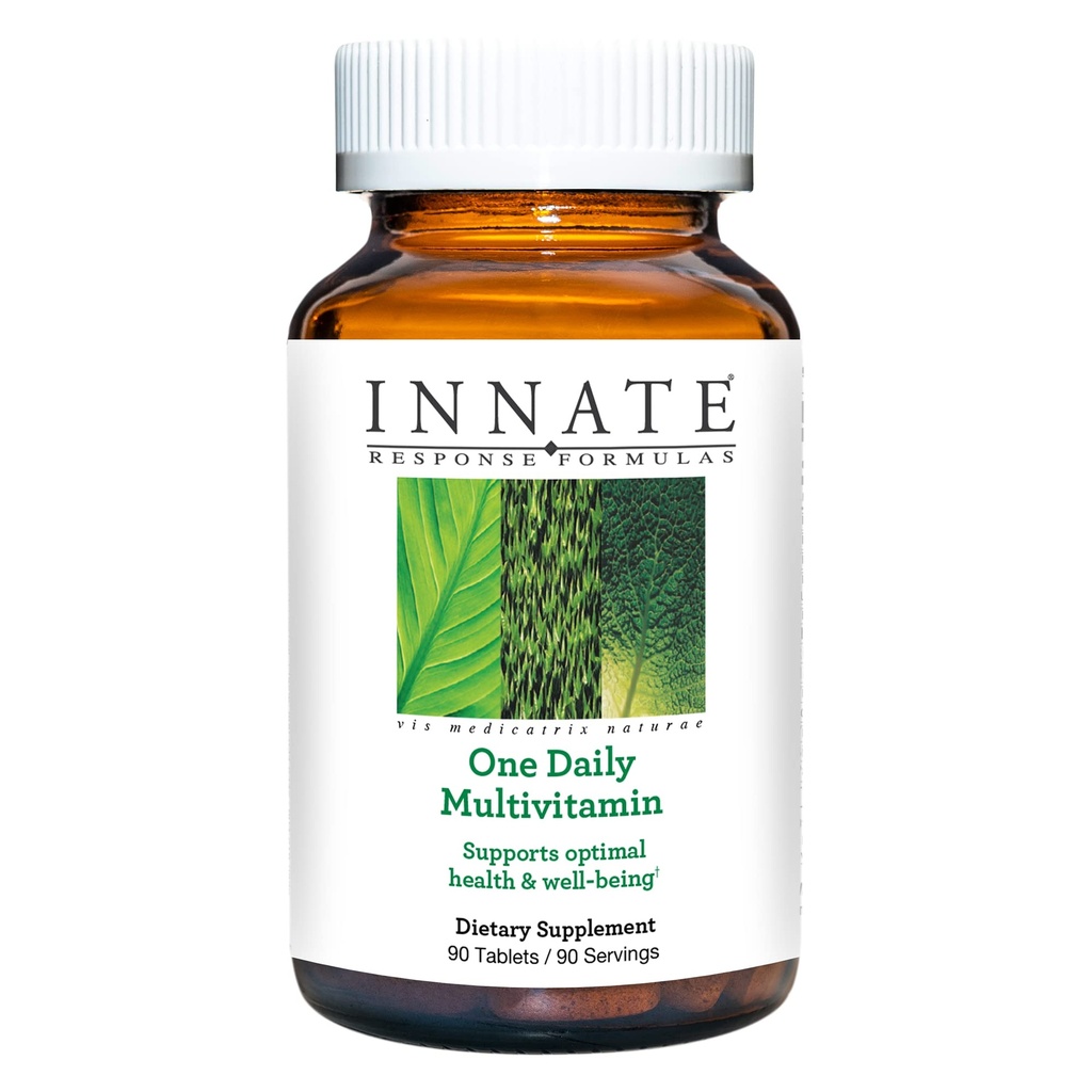 INNATE Response Formulas One Daily - Daily Herb-Free Multivitamine - Inclusief B-vitaminen - Vegetarisch, Non-GMO, en Kosher - Made Without 9 Food Allergens - 90 tabletten (90 porties)