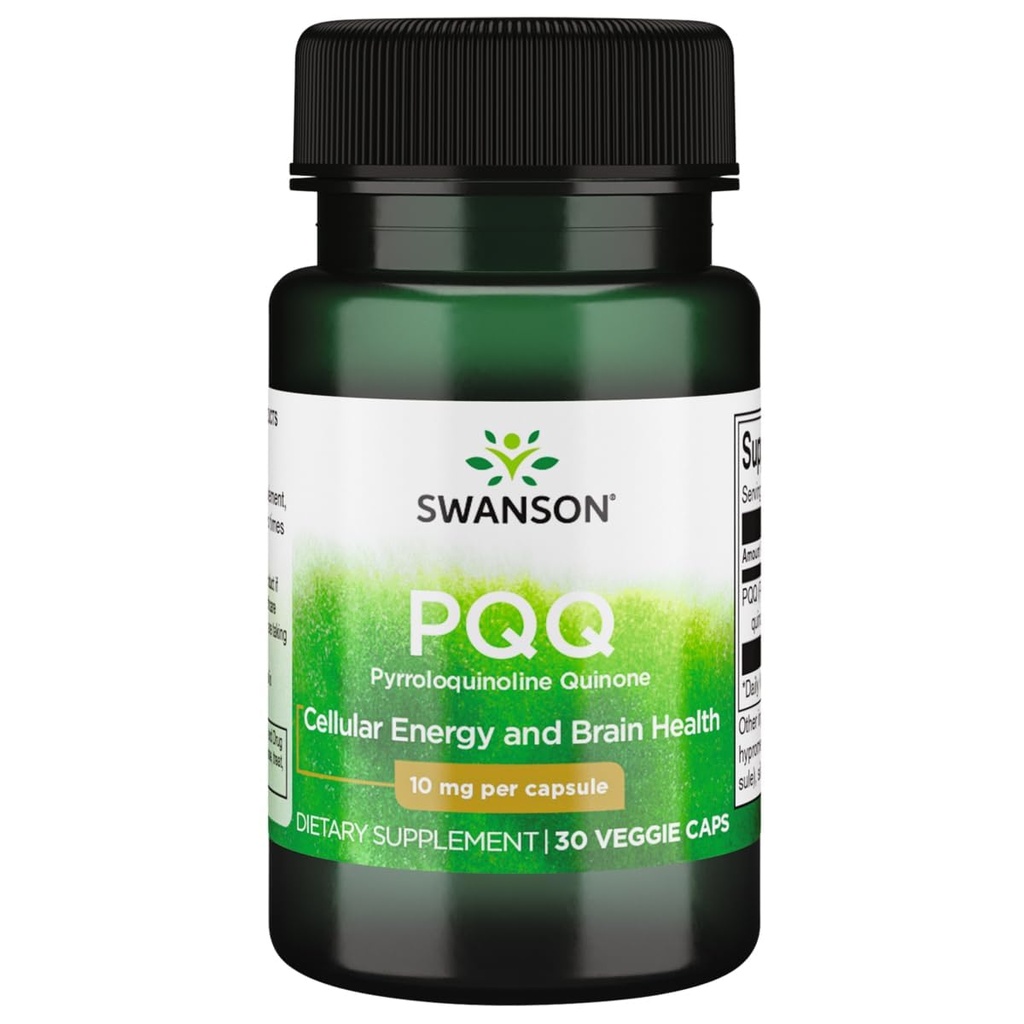 Swanson Pqq Pyrrolochinoline Quinon 10 Milligrammen 30 Veg Capsules