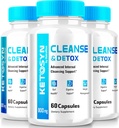 (3 Pack) Ketosyn Cleanse & Detox Capsules, Ketosyn Pillen voor gevorderd gewichtsverlies, Maximale sterkte Keto Blend Ondersteuning Supplement, Keto Syn Interne Reiniging Pastillas Beoordelingen (180 Capsules)