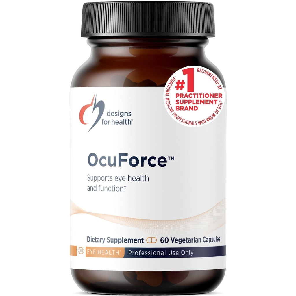 Designs for Health OcuForce - Eye Health Support Supplement - Lutein, Zeaxanthine, Carotenoïden, Zink, Taurine + Vitaminen (60 Capsules)