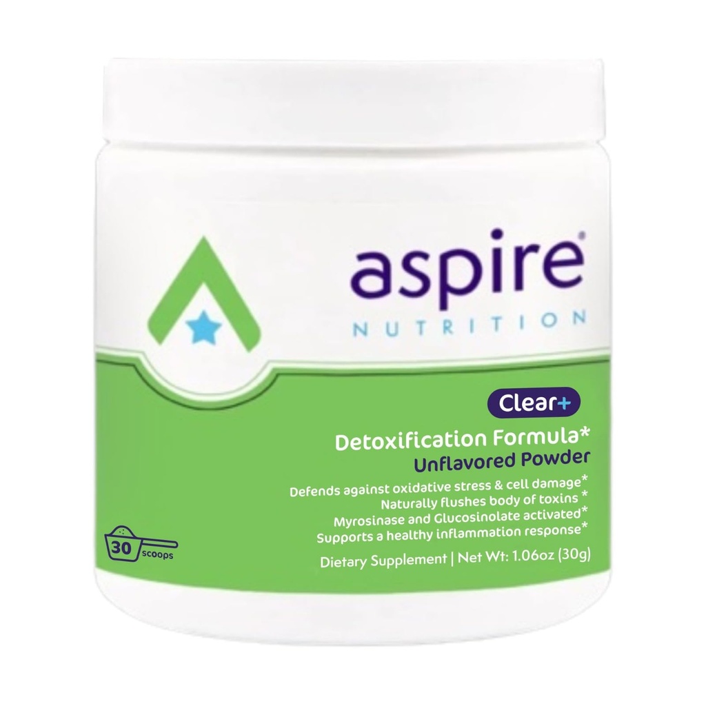 Aspire Nutrition Bio-Clear Detoxification 30 Days Supply Dieetsupplement Ongearomatiseerd poeder