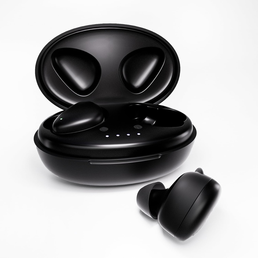 In-Ear Bluetooth OTC Hoortoestellen voor senioren & volwassenen Oorbuds met Noise Cancelling en Feedback Reduction; Draadloze hoofdtelefoon voor slechthorenden en slechthorenden