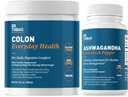 Dr. Tobias Colon Everyday Health and Ashwagandha Capsules, Digestief Wellness & Resilience Bundle, ondersteunt Balanced Energy & Gut Health, Vegan, Non-GMO