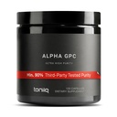 Toniiq Ultra High Purity Alpha GPC Capsules - 600mg Geconcentreerde Formule - 90%+ Hoog gezuiverd en biologisch beschikbaar Nootropic - 120 Capsules Alpha GPC Supplement