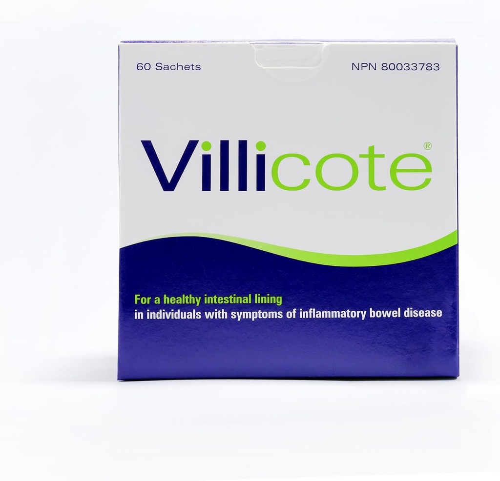 Wellesley Therapeutics Villicote, Herstelt Gut Health, Digestieve Comfort, Non-GMO, Glutenvrij, Melkvrij, Prebiotica, 120g, 60 sachets