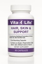 Vita4Life!® Biotin 2000mcg + MSM Vitamines de croissance des cheveux pour les femmes et les hommes