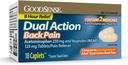 GoodSense Dual Action Acetaminophen en Ibuprofen (NSAID) Tabletten, 250 mg/125 mg, Rugpijn, 18 Tellen